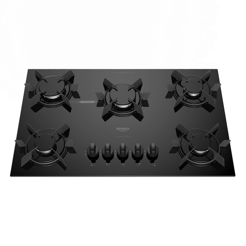 Cooktop 5 Bocas Preto Dako Pratiko