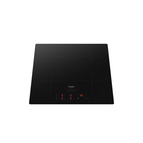 Cooktop de Indução 4 Bocas Preto com Trava de Segurança Dako Supreme 220V