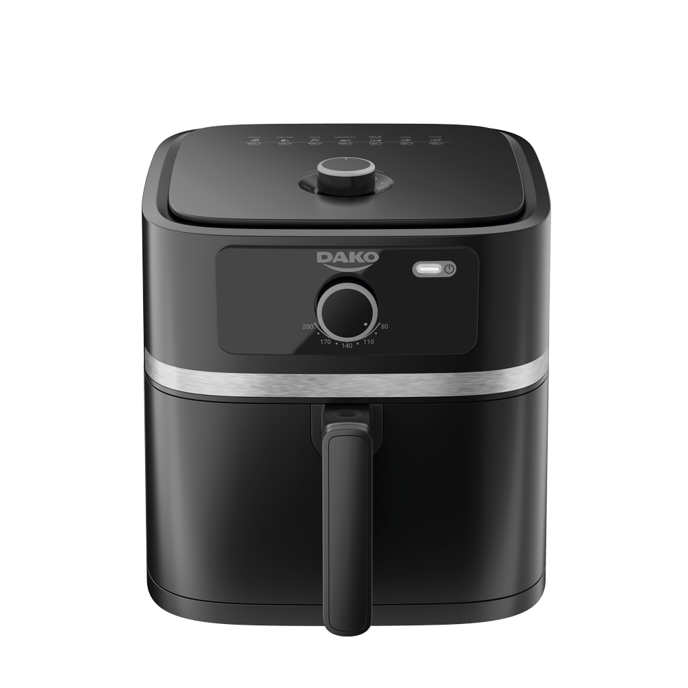 Air Fryer 6 Litros Preta Analógica Dako