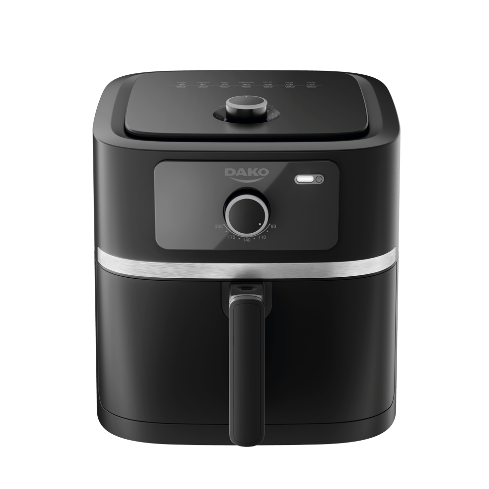 Air Fryer 8 Litros Preta Analógica Dako